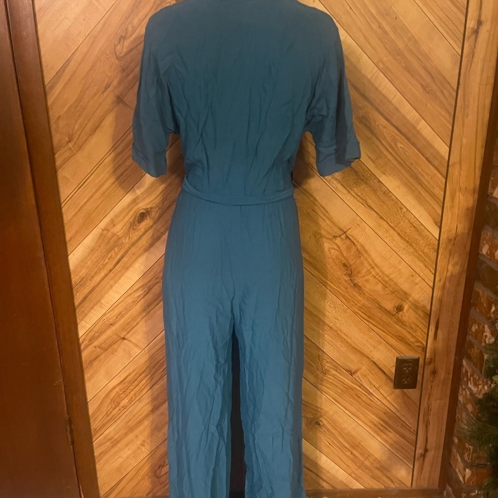 Boden Women’s Size 6R Blue Viscose Bryony Jumpsuit - Picture 8 of 13